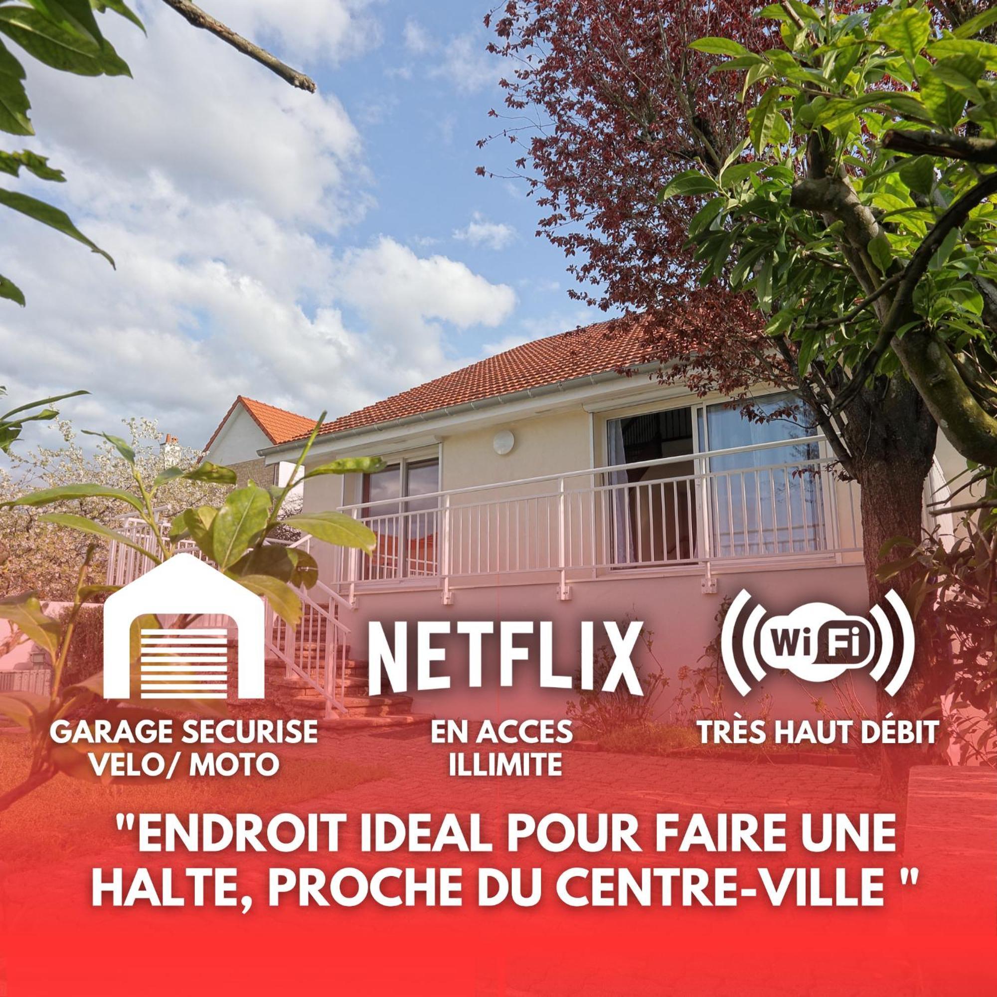 Proche Centre, Gare, Parc, Parking By Maison Bonhage Chaumont  Kültér fotó